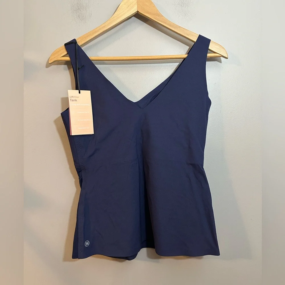 NWT Honeylove Liftwear Shapewear Navy Blue Large Tank - Picture 2 of 8
